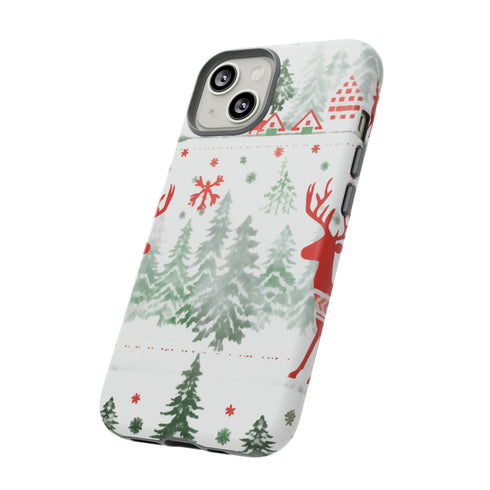 Nordic Christmas Print - Impact Resistant Phone Case